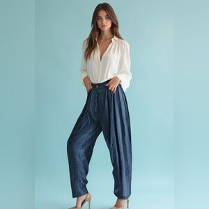Tara Parvaresh Linen Blend Pants